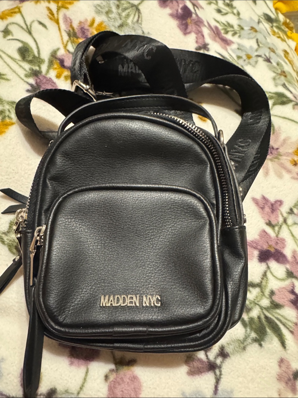 Black Madden Mini Backpack